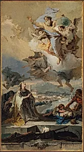 Saint Thecla Praying for the Plague-Stricken