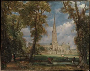 Salisbury Cathedral from the Bishop's Grounds