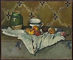 Still Life with Jar, Cup, and Apples