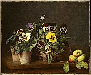 Still Life with Pansies