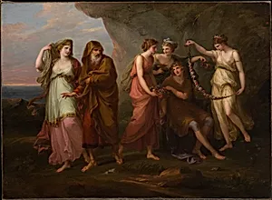 Telemachus and the Nymphs of Calypso