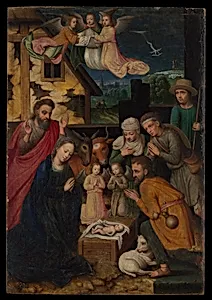 The Adoration of the Shepherds by Marcellus Coffermans
