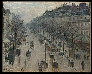 The Boulevard Montmartre on a Winter Morning