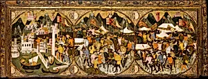 The Conquest of Naples by Charles of Durazzo by Master of Charles of Durazzo