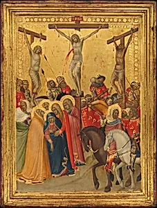 The Crucifixion by Pietro Lorenzetti
