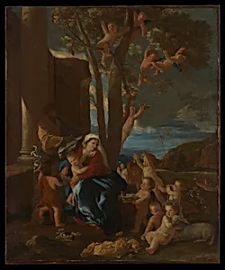 The Holy Family with Saint John the Baptist