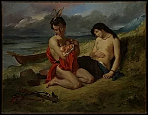 The Natchez by Eugène Delacroix