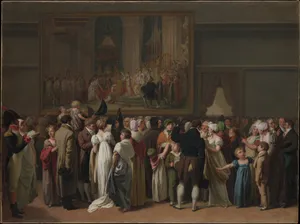 The Public Viewing David’s "Coronation" at the Louvre