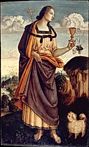 The Theological Virtues: Faith, Charity, Hope by Italian (Umbrian) Painter
