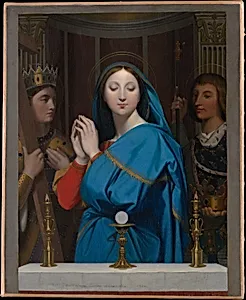 The Virgin Adoring the Host
