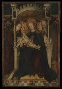 Virgin and Child Enthroned with Saints Catherine and Jerome