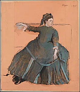 Woman on a Sofa by Edgar Degas