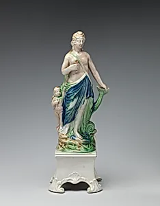 Amphitrite with Cupid (one of a pair)