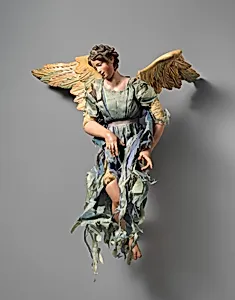 Angel with Blue dress (tattered) with detachable wings
