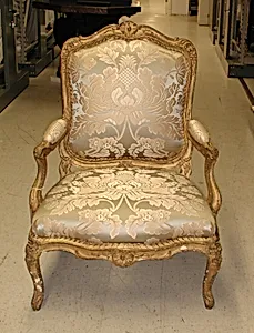 Armchair (one of a pair) by Louis I Cresson