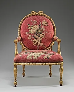 Armchair (one of a set of six)