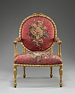 Armchair (one of a set of six)