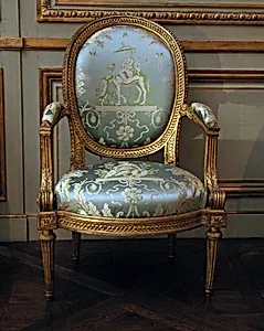 Armchair (one of four) (part of a set) by Louis Delanois