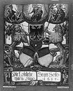 Armorial panel