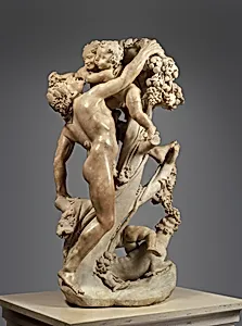 Bacchanal: A Faun Teased by Children by Gian Lorenzo Bernini|Pietro Bernini