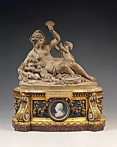 Bacchante with chalice and three infants