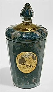 Beaker with medallions with hunting scenes