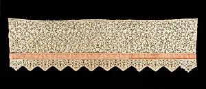 Bed curtain border by Unknown Artist