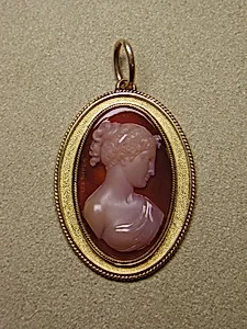 Bust of a young woman