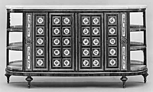 Cabinet by Sèvres Manufactory|Guillaume Noël|Louis-Jean Thévenet (père)|Dominique Joffroy|Unidentified