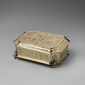 Casket (part of a toilet service) by William Fowle
