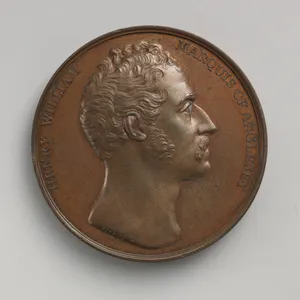 Charge of the British Calvary at Waterloo, led by Lord Uxbridge (afterwards Marquis of Anglesey)