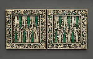 Chess and tric-trac game board