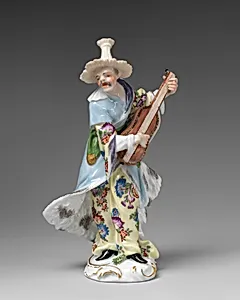 Chinese musician by Meissen Manufactory