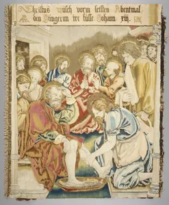 Christ Washing the Feet of His Disciples from a set of The Passion