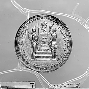 Commemorating the visit of the Seventh Regiment and the Veteran Corps, N.G.S N.Y. to the Centennial Exhibition of 1876 by SC. Demarest