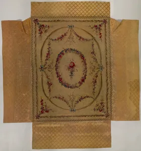 Coverlet for a bed (Lit à la duchesse en impériale)