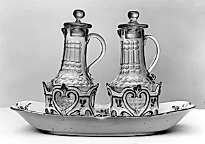 Cruet-stand with cruets