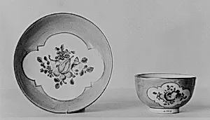 Cup and saucer by Le Nove Porcelain Manufactory