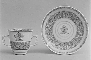 Cup and saucer by Meissen Manufactory