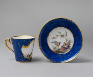 Cup and saucer (gobelet à lait et soucoupe)
