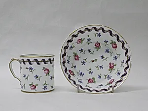 Cup and saucer (gobelet litron et soucoupe) by Sèvres Manufactory