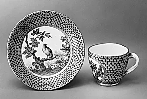 Cup and saucer (goblet Hebert et soucoupe) (part of a service) by Sèvres Manufactory|François-Joseph Aloncle