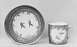 Cup (gobelet litron) and saucer