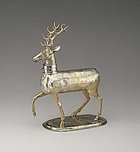 Cup in the form of a stag