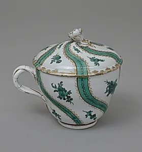 Cup with cover by Meissen Manufactory