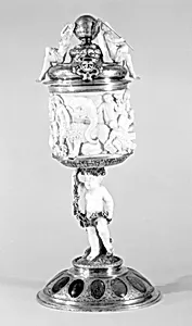 Cup with cover ("Permoser Cup") by S.W., Dresden