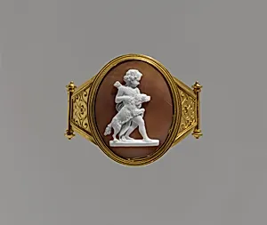 Cupid with a Dog