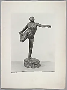 Dancer Holding Her Right Foot in Her Right Hand by Edgar Degas