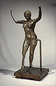 Dancer Moving Forward, Arms Raised, Right Leg Forward (Second State) by Edgar Degas|A.-A. Hébrard et Cie