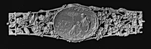 Design for a bracelet (in two pieces) by Louis-Oscar Roty